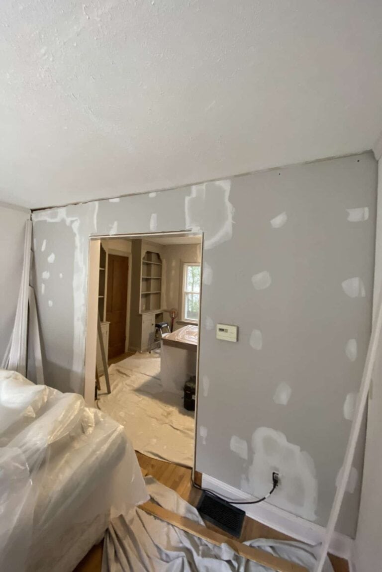 Plaster repair by Crocker Home Painting