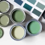 A vibrant collection of paint color samples for Medina, Ohio homes.