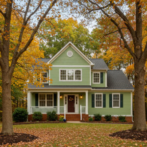 Freshly painted Westlake Ohio home with updated siding and trim for improved curb appeal