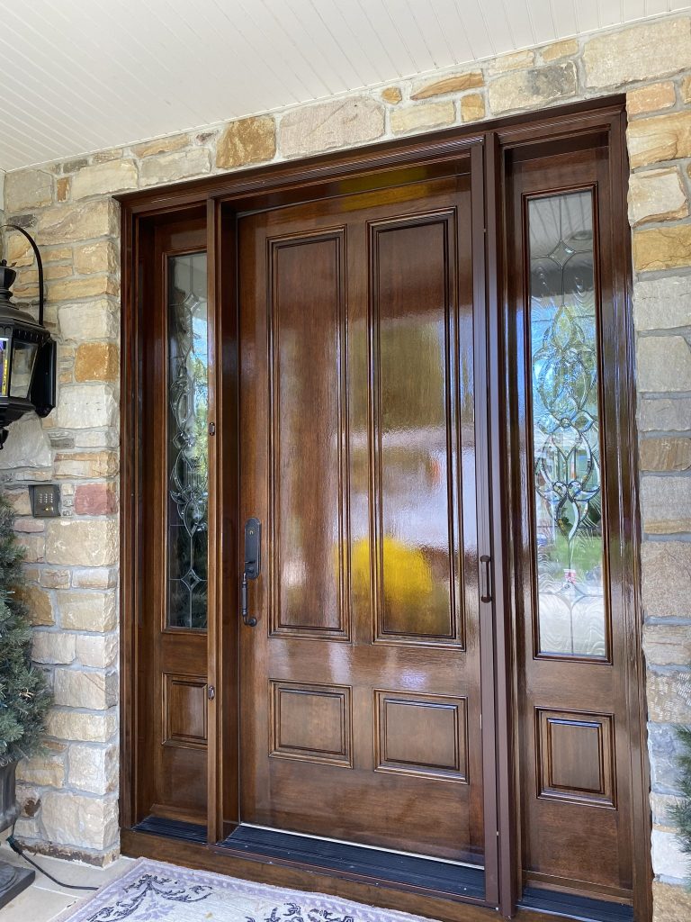 Door painting by Crocker Home Painting