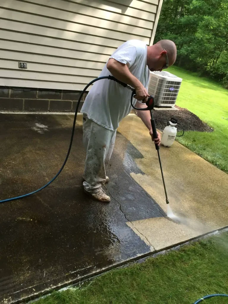 Pressure washing by Crocker Home Painting
